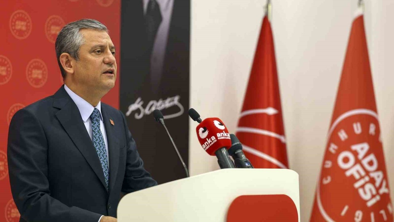 CHP Genel Başkanı Özel: "Borçların yapılandırılması hayati bir gereklilik haline gelmiştir"
