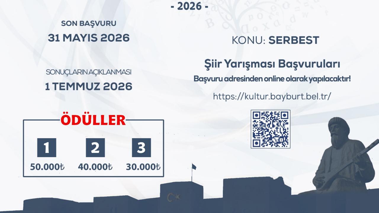 Şiir yarışması heyecanı yeniden başladı!