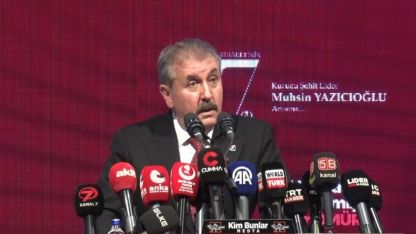 BBP lideri Destici: "Muhsin Yazıcıoğlu bizim sadece genel başkanımız değil, o bizim dava arkadaşımızdır"