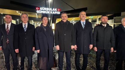 İçişleri Bakanı Çiftçi sınırın sıfır noktasından duyurdu: "Sınır hattında tüm tedbirler alındı"