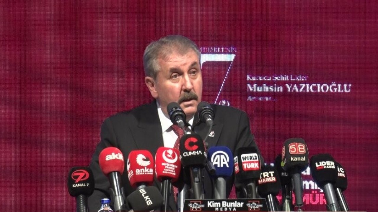 BBP lideri Destici: "Muhsin Yazıcıoğlu bizim sadece genel başkanımız değil, o bizim dava arkadaşımızdır"