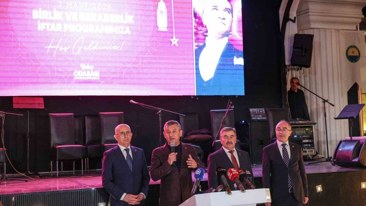 CHP Genel Başkanı Özel: "Trump’ın kurduğu düzen, yeni dünya düzeni olamaz"