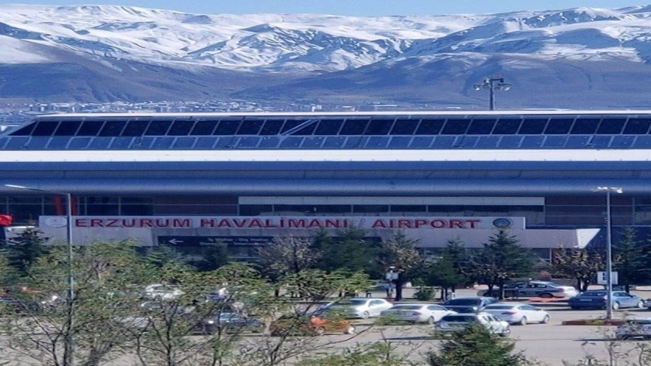 Erzurum Havalimanı’nda Şubat ayında 109 bin 611 yolcuya hizmet verildi
