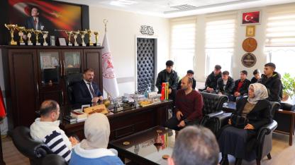 Geleceğin muhasebecileri Sağlık Müdürlüğü’nü ziyaret etti