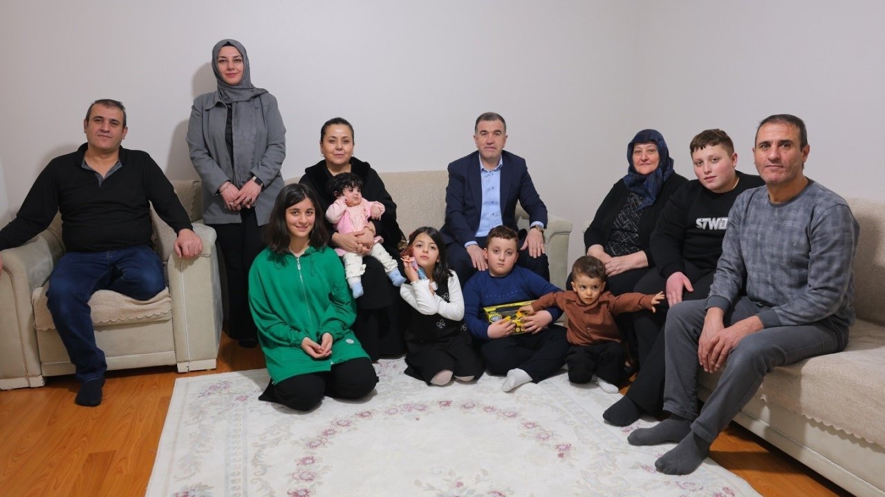 Şehit aileleri ve gazilere bayram ziyareti