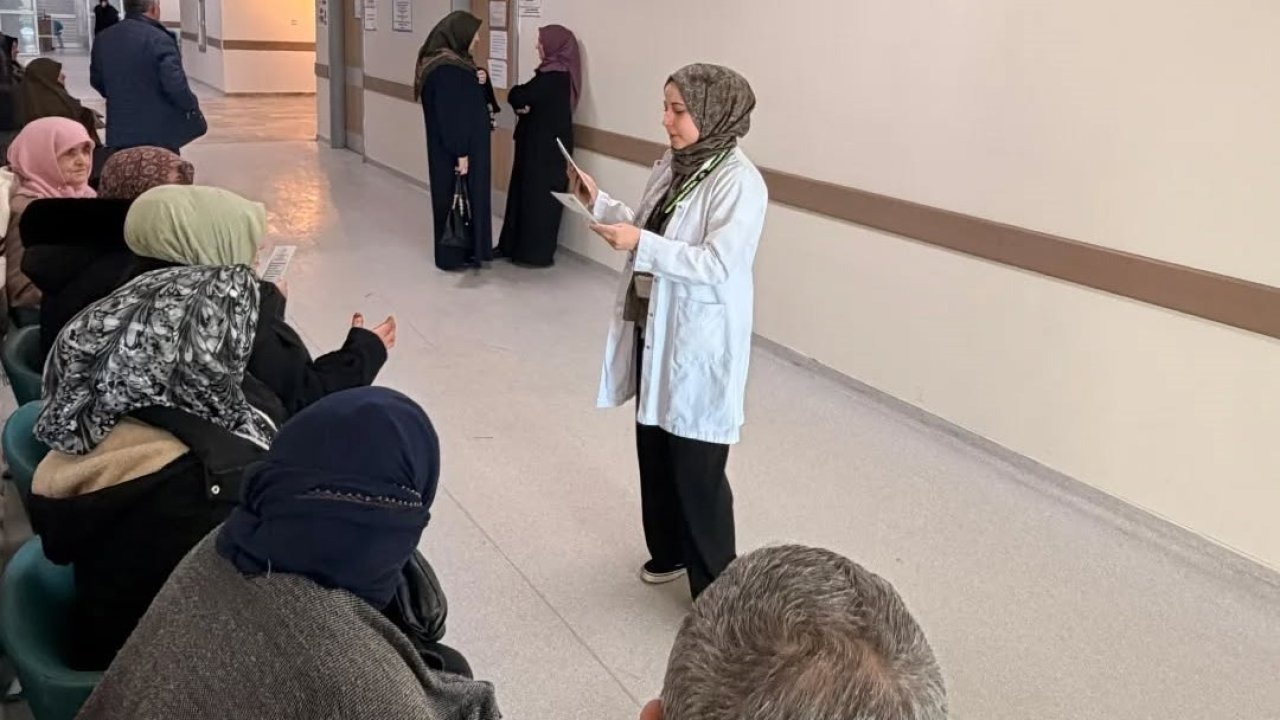 Vatandaşlara böbrek sağlığı ve yaşlı bakımı bilgilendirmesi