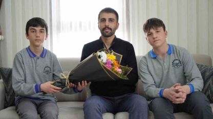 Bayburtlu kahramana vefa ziyareti: Gazi komiser gençlerle buluştu