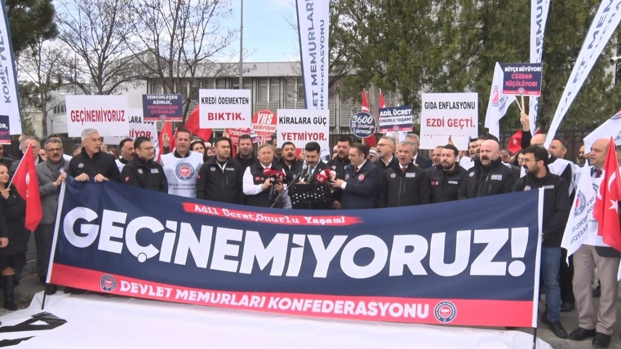 Devlet Memurları Konfederasyonu Genel Başkanı Kaya: "Memurumuz ayın sonunu getirecek maaşlara erişene kadar mücadelemizi sürdüreceğiz"
