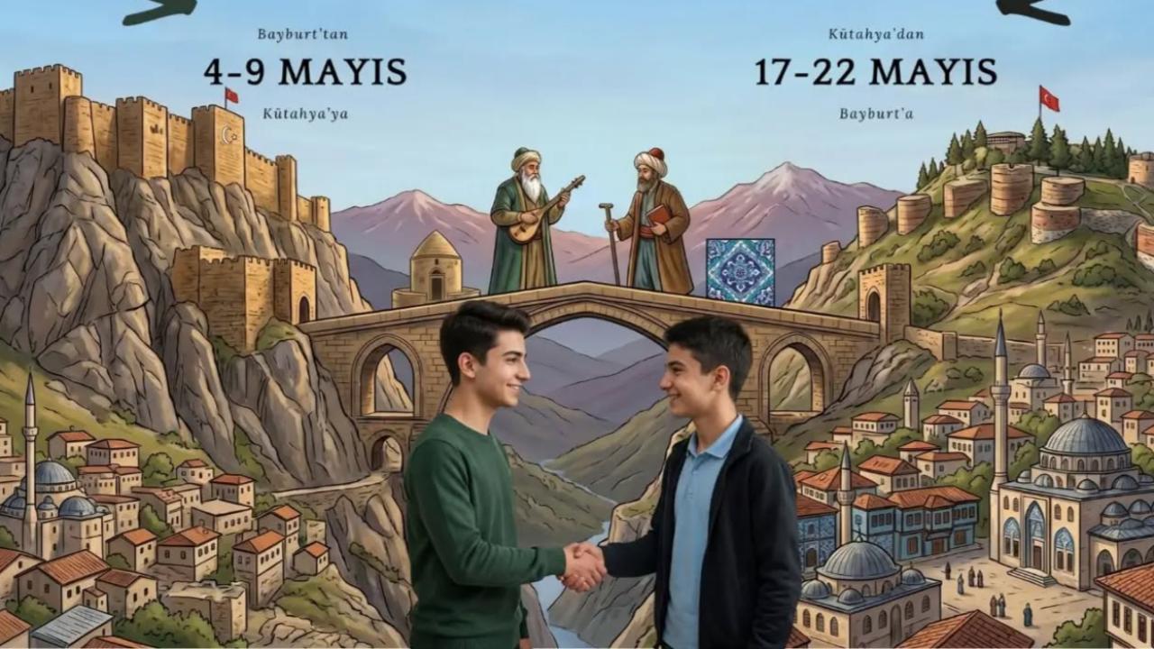 Gönül köprüleri kuruluyor: Bayburt ve Gediz "Evliya Çelebi" ile buluşuyor!