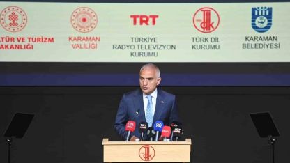 Bakan Ersoy: "Türkçe, uçsuz bucaksız Türkistan topraklarından Anadolu’ya uzanan bir medeniyet yürüyüşünün sesidir"