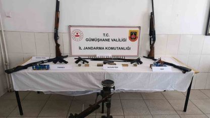 Gümüşhane’de jandarmadan silah operasyonu