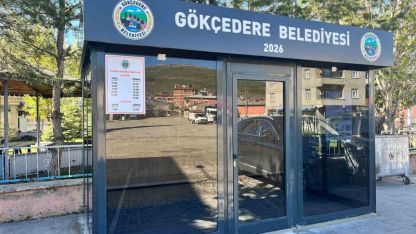 Gökçedere’ye modern minibüs durağı