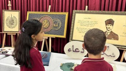 Aydıntepe'de sanat eserleri ve canlı deneyler bir arada