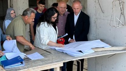 Şantiyelerde yapı denetimi yapıldı
