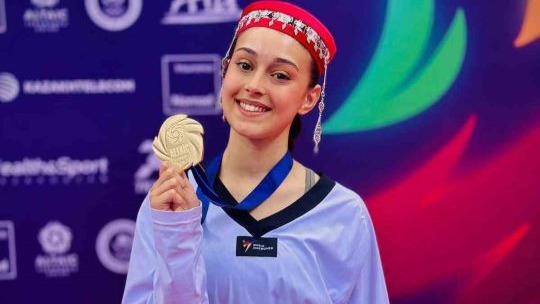 Aybike Trabzon’un Kazakistan’daki altın gururu oldu