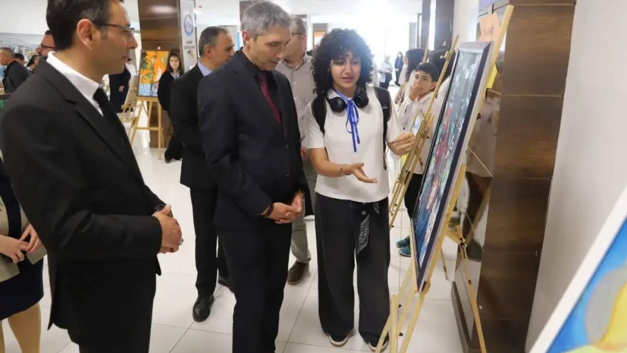BİLSEM öğrencilerinden yıl sonu sergisi