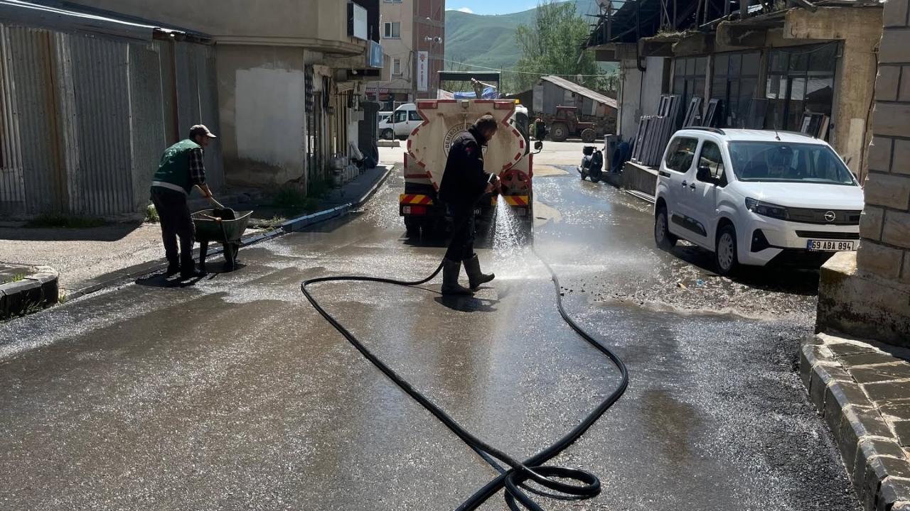 Demirözü’nde temizlik seferberliği
