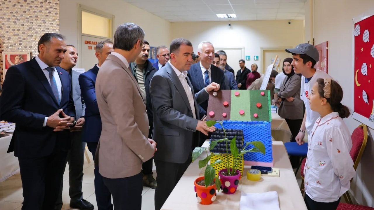 Özel öğrencilerin projeleri görücüye çıktı