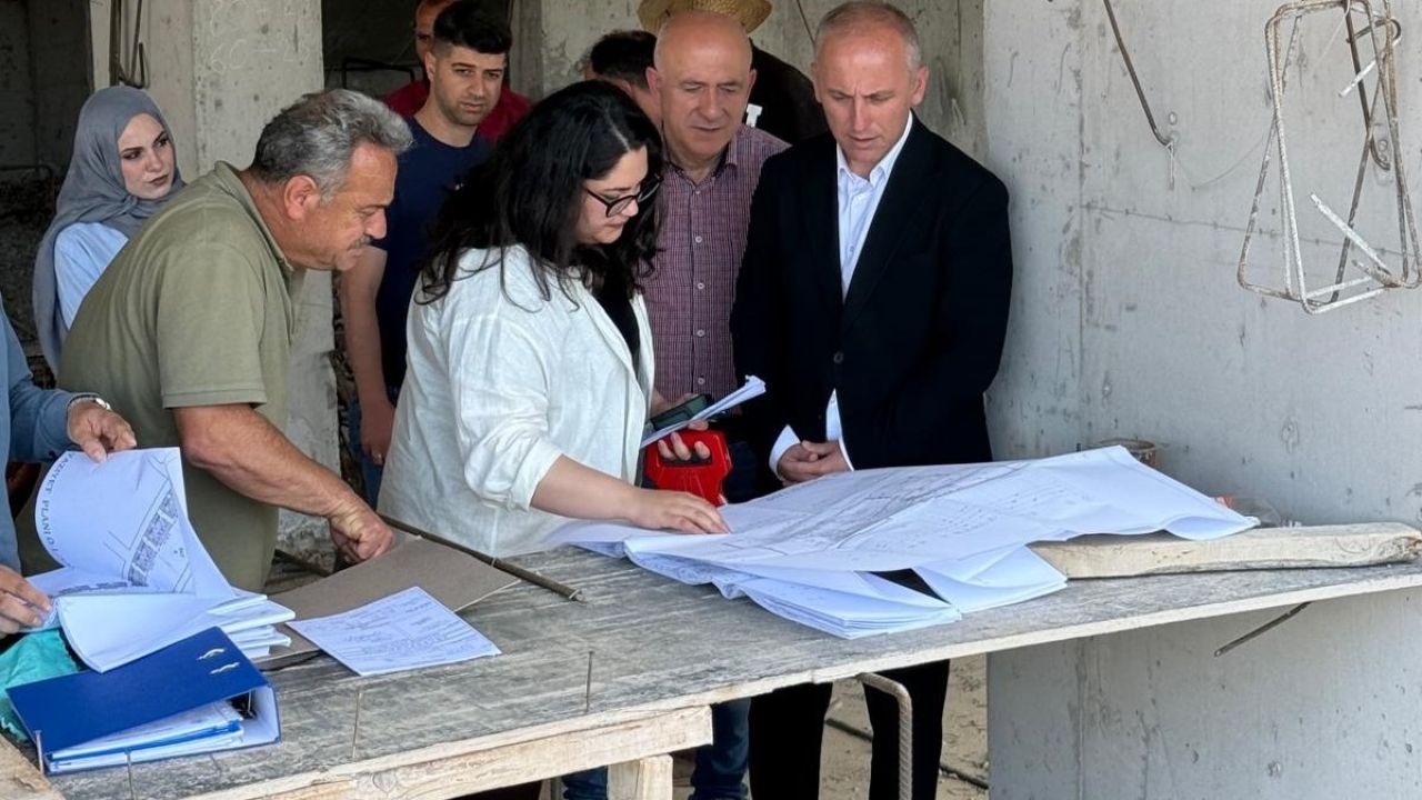 Şantiyelerde yapı denetimi yapıldı