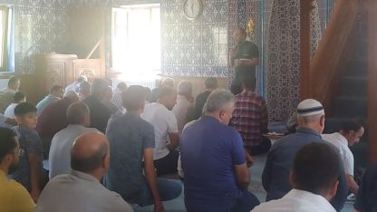 Yeşilay cami cemaatini bilgilendirdi