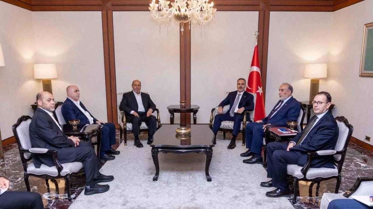 Bakan Fidan, Hamas Siyasi Büro Şefi Hayye’yi kabul etti