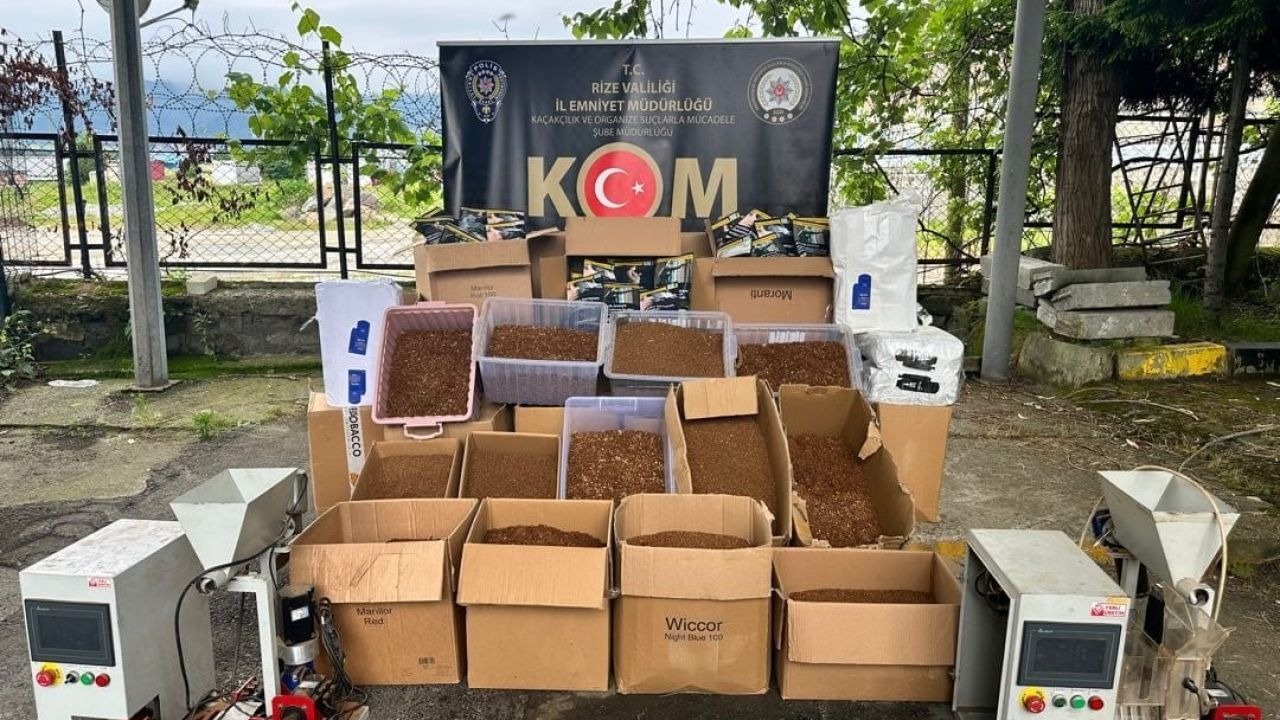 Rize’de kaçakçılık operasyonu: 45 gözaltı