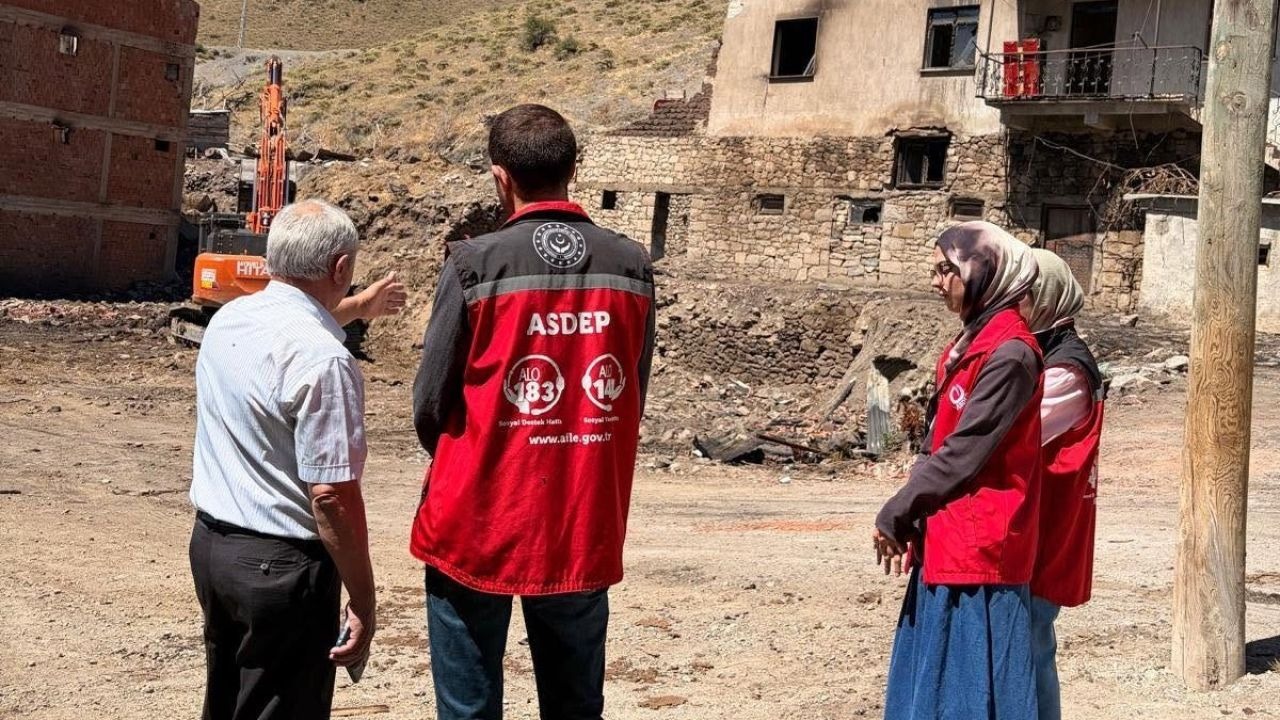Yangından etkilenen ailelere psikososyal destek