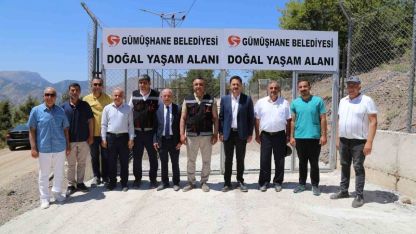 Gümüşhane’de sokak hayvanları için doğal yaşam alanı açıldı