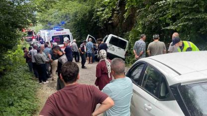 Trabzon’da trafik kazası: 5 yaralı