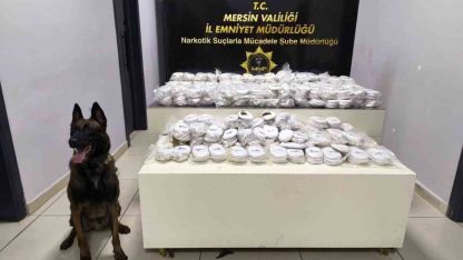 Piyasa değeri 13 milyon 960 bin lira olan 3 kilo 490 gram kokain ele geçirildi