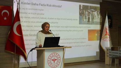 İklim krizinin sağlığa etkileri anlatıldı