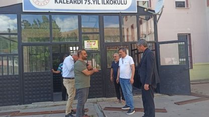 Hazırlıkların tamamlandığı okullarda inceleme