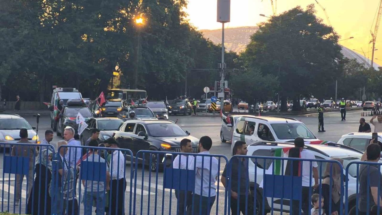 Bosna Hersek’ten yola çıkan "Filistin Konvoyu" Ankara’da karşılandı
