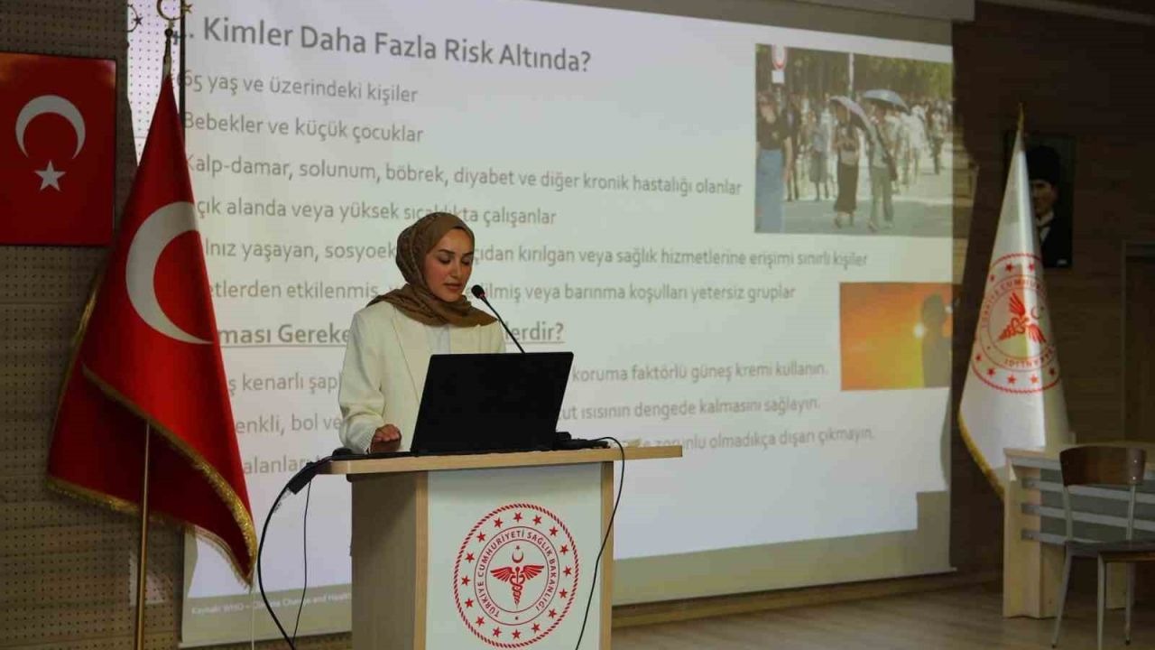 İklim krizinin sağlığa etkileri anlatıldı