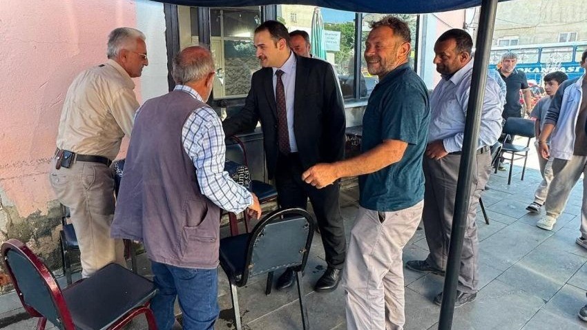 Kaymakam Ahat vatandaşlarla buluştu