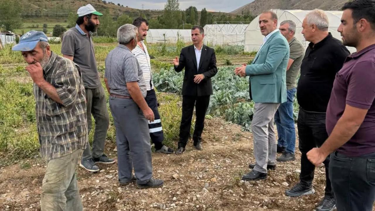 Milletvekili Ateş’ten Eko-Köy çiftçisine geçmiş olsun ziyareti