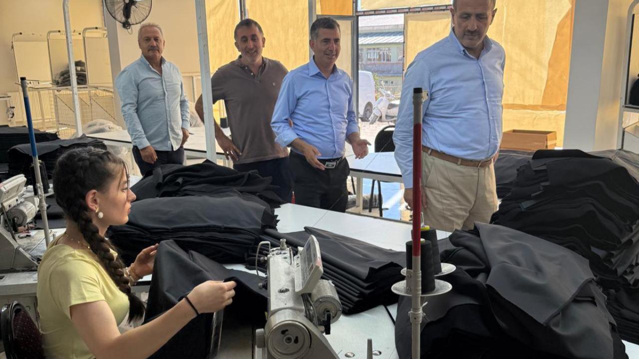 Milletvekili Orhan Ateş’ten tekstil fabrikası ve Konursu köyüne ziyaret