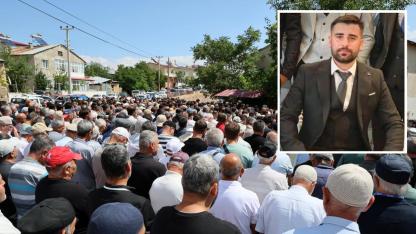 Hayatını kaybeden genç işçi gözyaşlarıyla uğurlandı