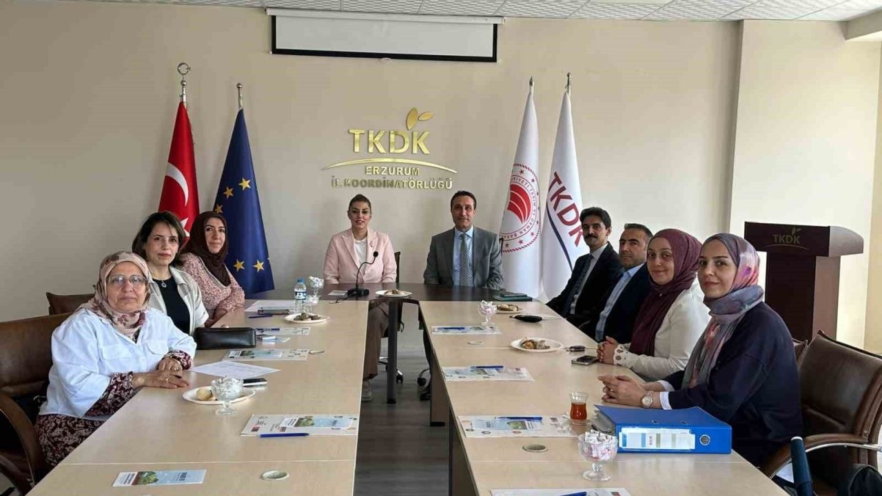 TOBB Erzurum Kadın Girişimciler Kurulu ağustos ayı toplantısını TKDK’da yaptı