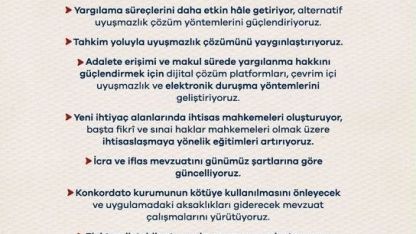Bakan Gürlek: "Adalete erişimi kolaylaştıracak reformlarımızı kararlılıkla sürdüreceğiz"