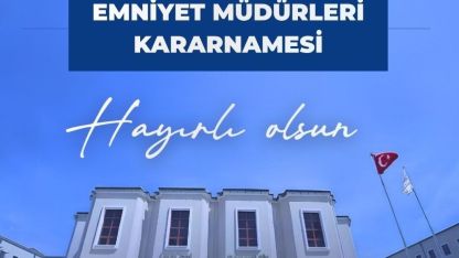 Bakan Çiftçi: "Yeni atanan emniyet müdürlerimize başarılar diliyorum"