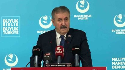 BBP Genel Başkanı Destici: "Devletimiz geçmişte olduğu gibi yarın da terörün kökünü kazıyacak"