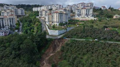 Trabzon’da heyelan: 2 yaralı