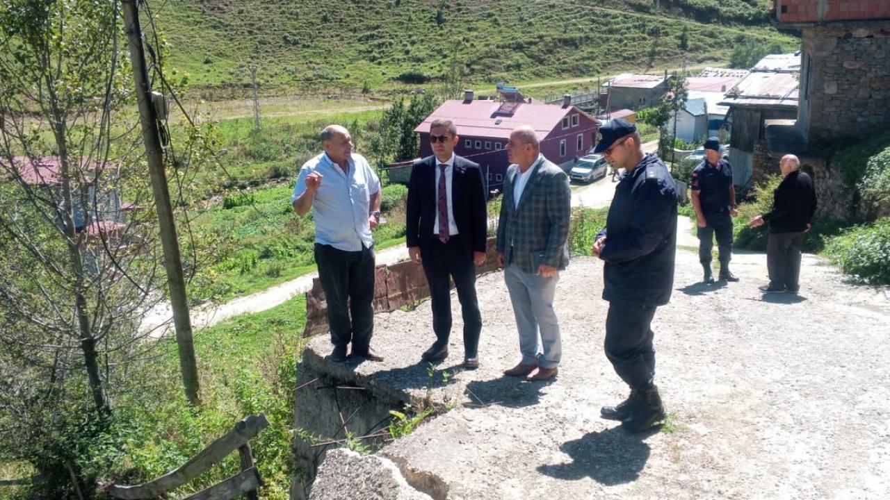 Aydıntepe Kaymakamı Yıldırım'dan köy ziyaretleri