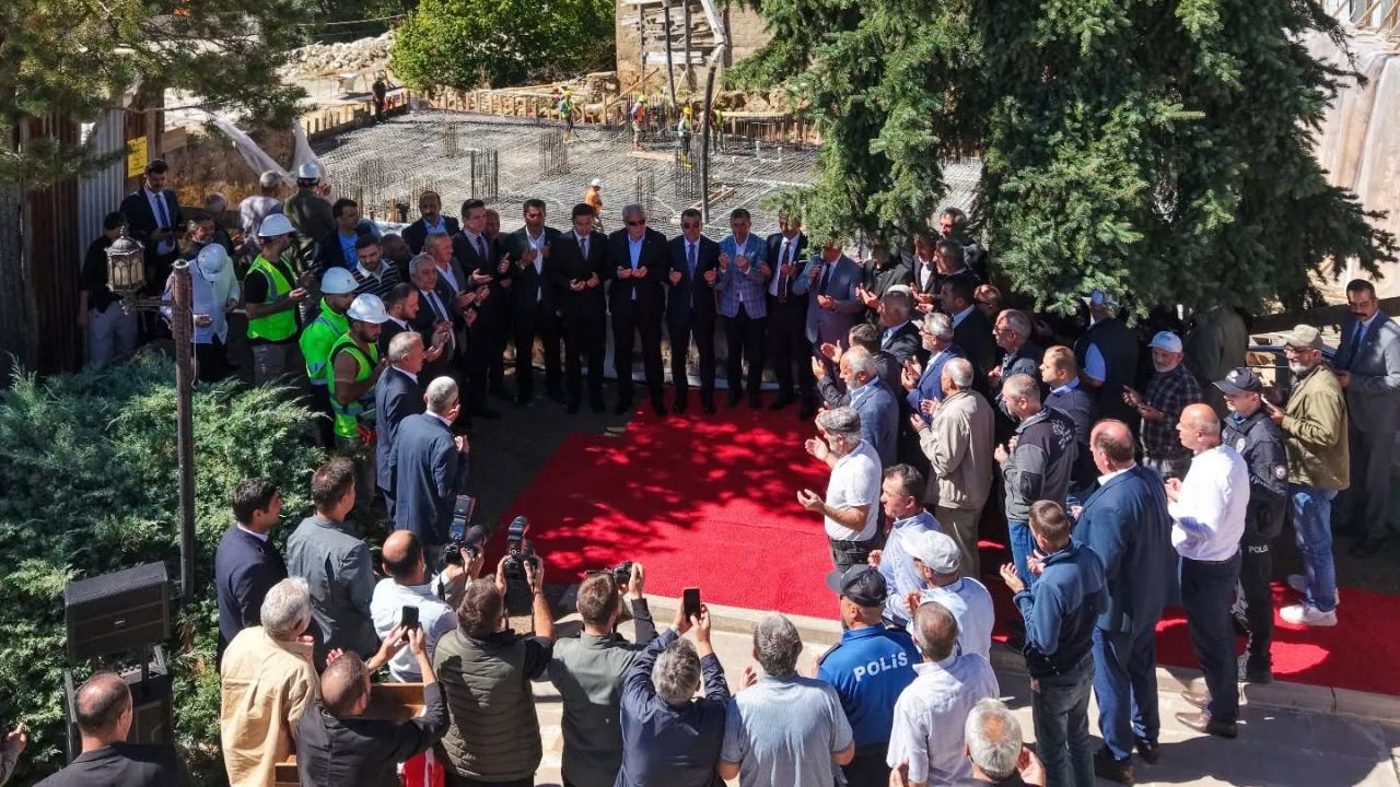 Aydıntepe’de Yeni Merkez Camii’nin temeli dualarla atıldı