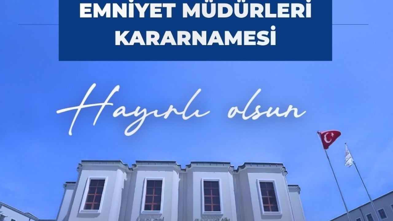Bakan Çiftçi: "Yeni atanan emniyet müdürlerimize başarılar diliyorum"