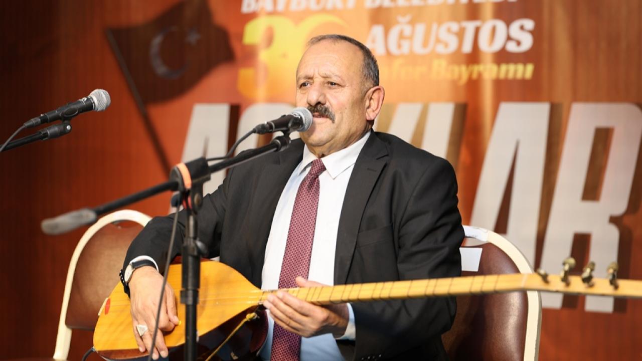 Bayburt’ta 30 Ağustos coşkusu: Aşıklar gecesinde unutulmaz anlar