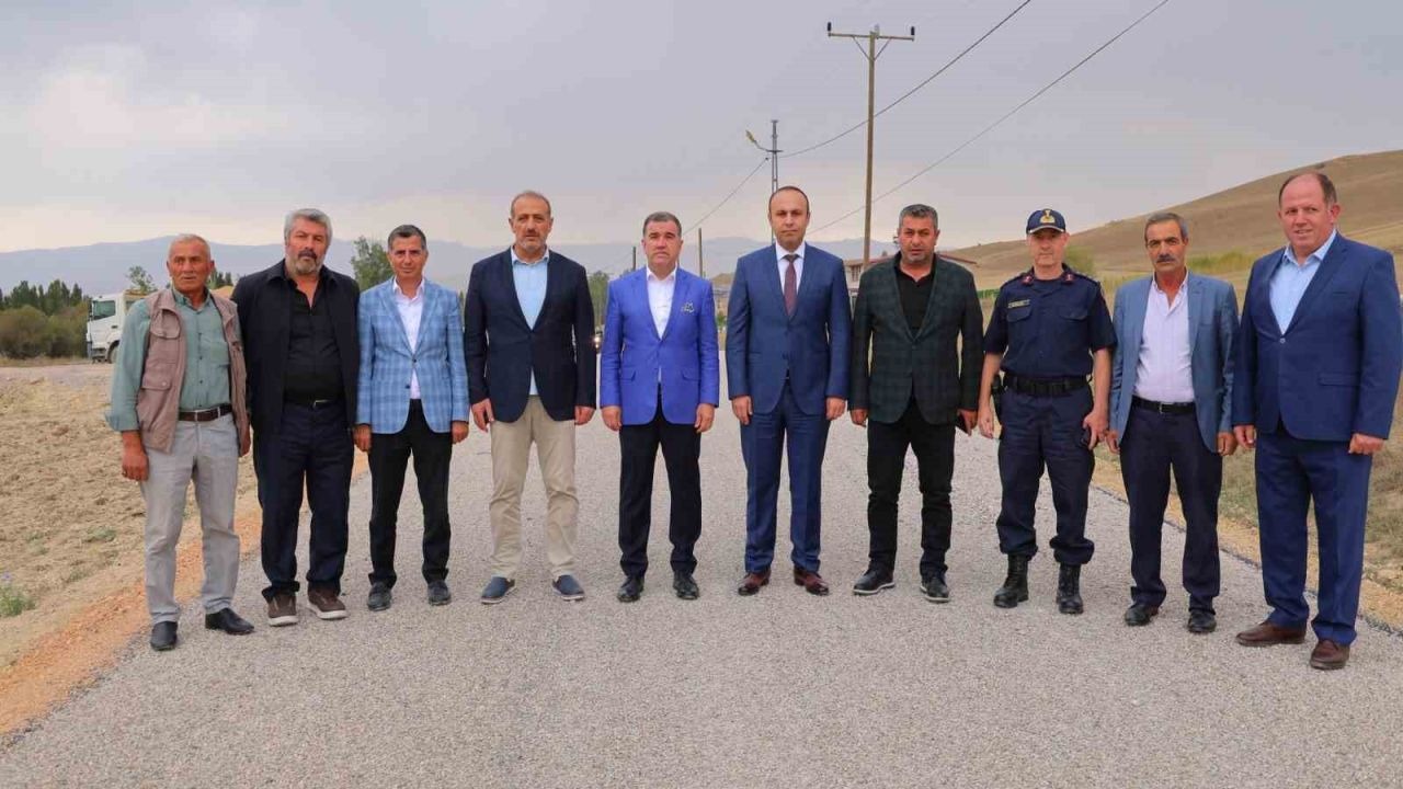 Danişment-Yolaltı bağlantı yolunda onarım çalışması