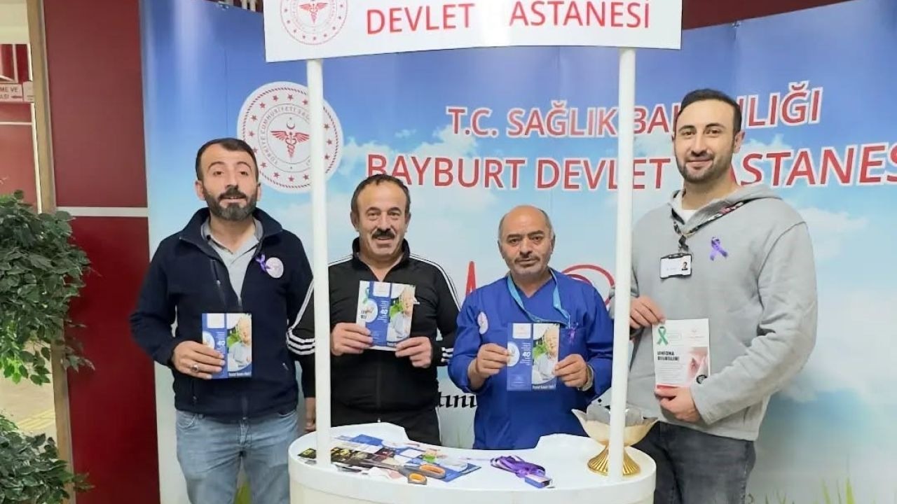 Lenfoma ve prostat kanserine ilişkin vatandaşlara bilgilendirme yapıldı