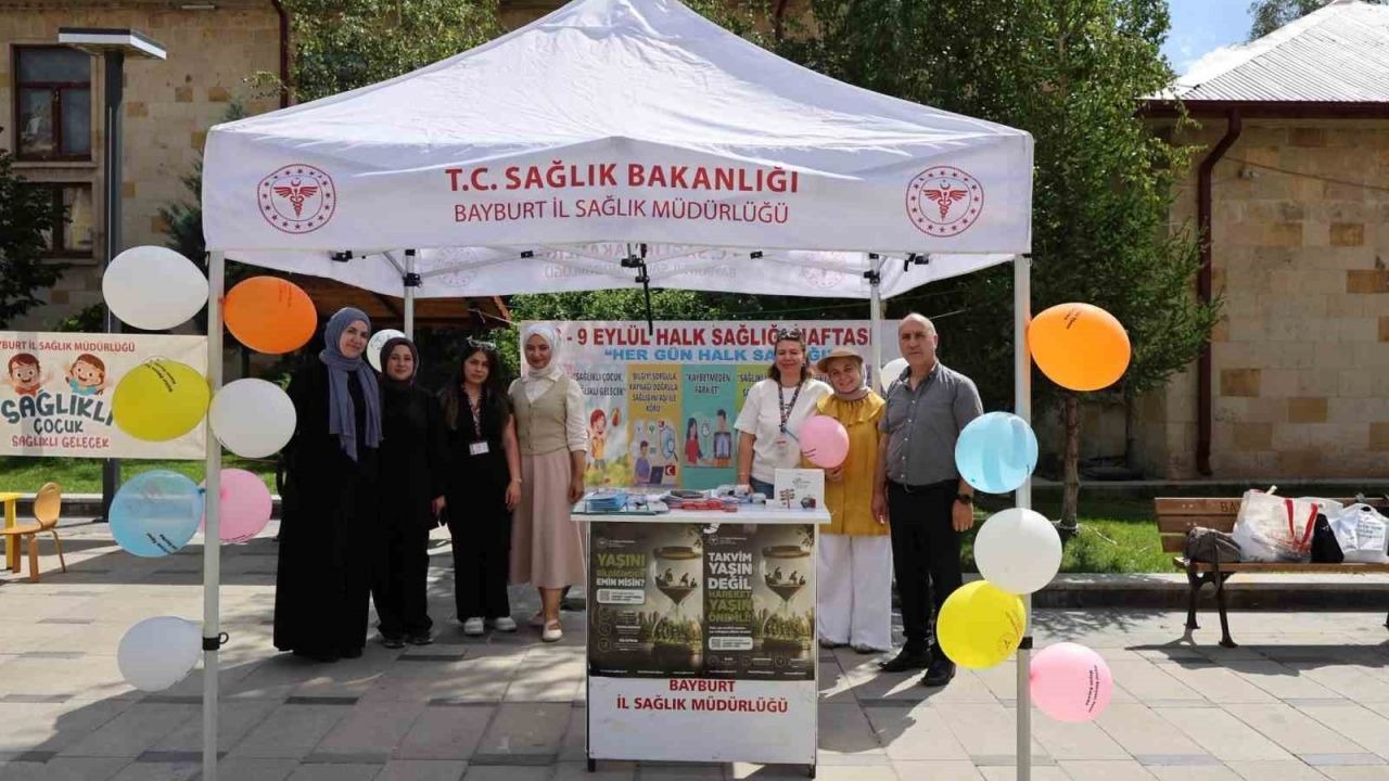 Vatandaşlara sağlıklı yaşam alışkanlıkları anlatıldı